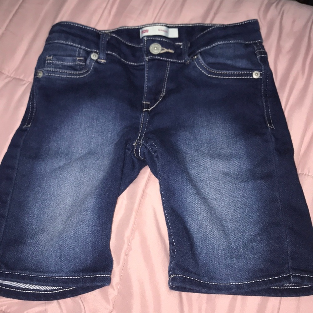 Denim shorts